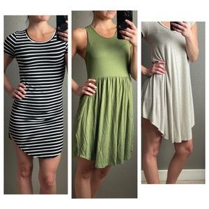 3 Tshirt Dresses